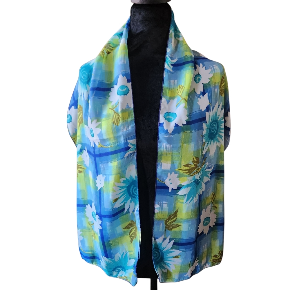 Vintage Floral Scarf - Picture 7 of 8